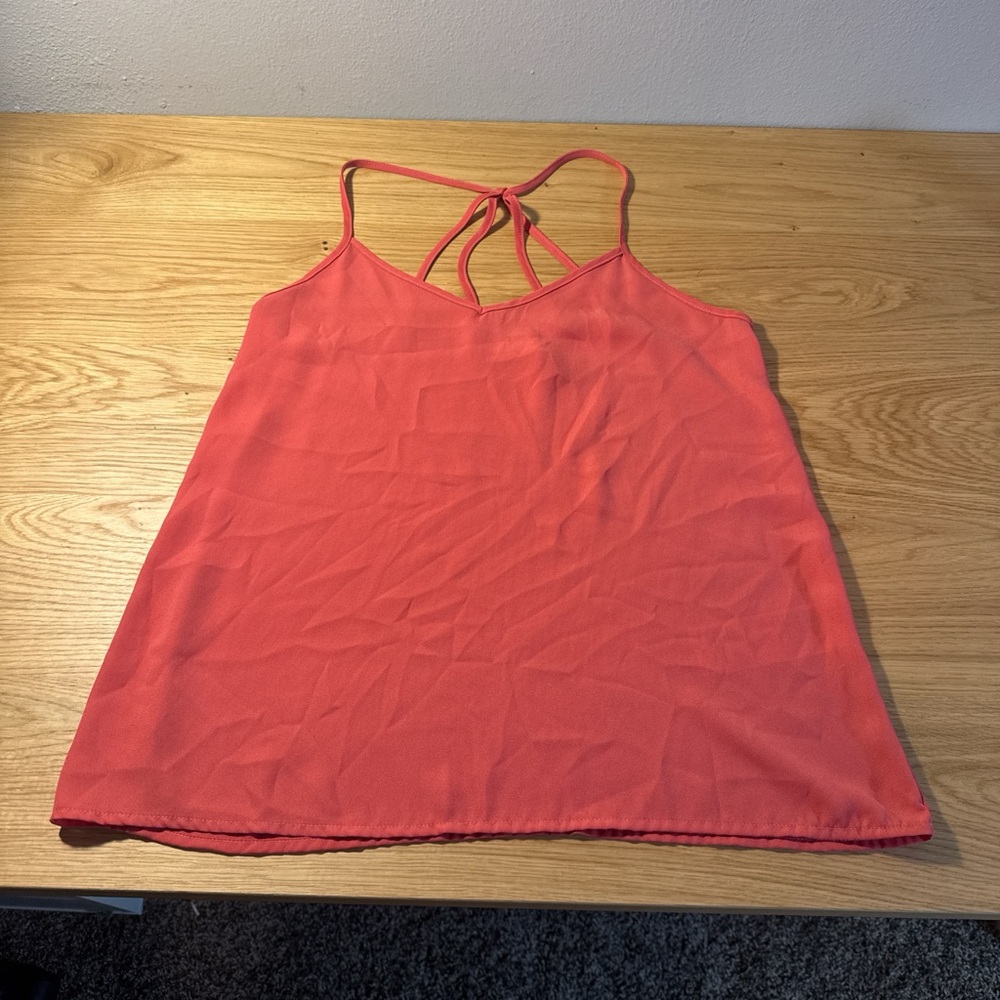 Abercrombie & Fitch Pink Sleeveless Backless Camisole